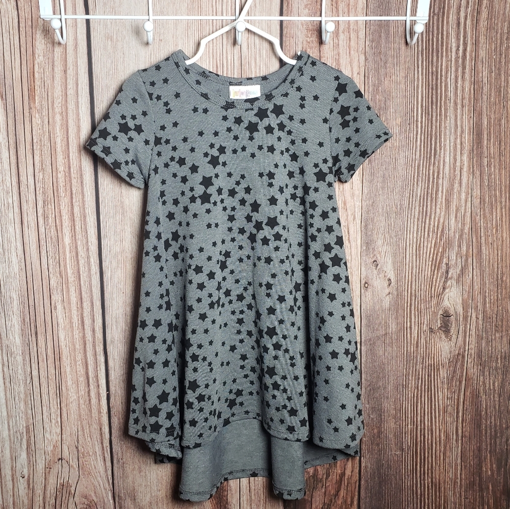 (006) Girls: 2T Lularoe Scarlett Dress- E7